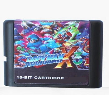 Rockman X3 для 16-битной игровой карты Sega MD для Mega Drive для видеокарты Genesis