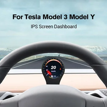 Для модели 3 Y, дисплей HUD, цифровой инструмент, ЖК-дисплей, Беспроводное зарядное устройство для автомобиля Tesla Model 3 Y, аксессуары для автомобилей
